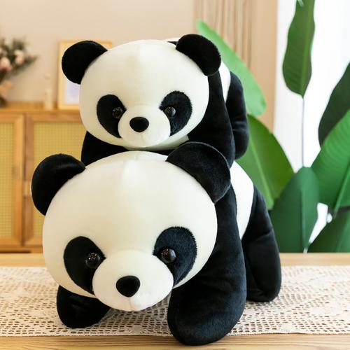 大号熊猫公仔布娃娃毛绒玩具创意长毛熊猫玩偶夜市地摊活动礼品